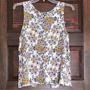 Floral tank top